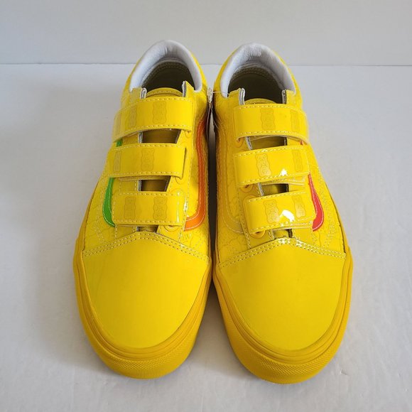 NEW Vans X Haribo Gummy Bear Old Skool V Shoes Size Mens 8 Womens 9.5 Yellow - Picture 2 of 7